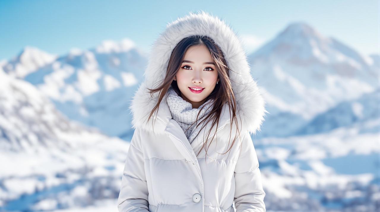 雪山纯净壁纸 - 大图预览