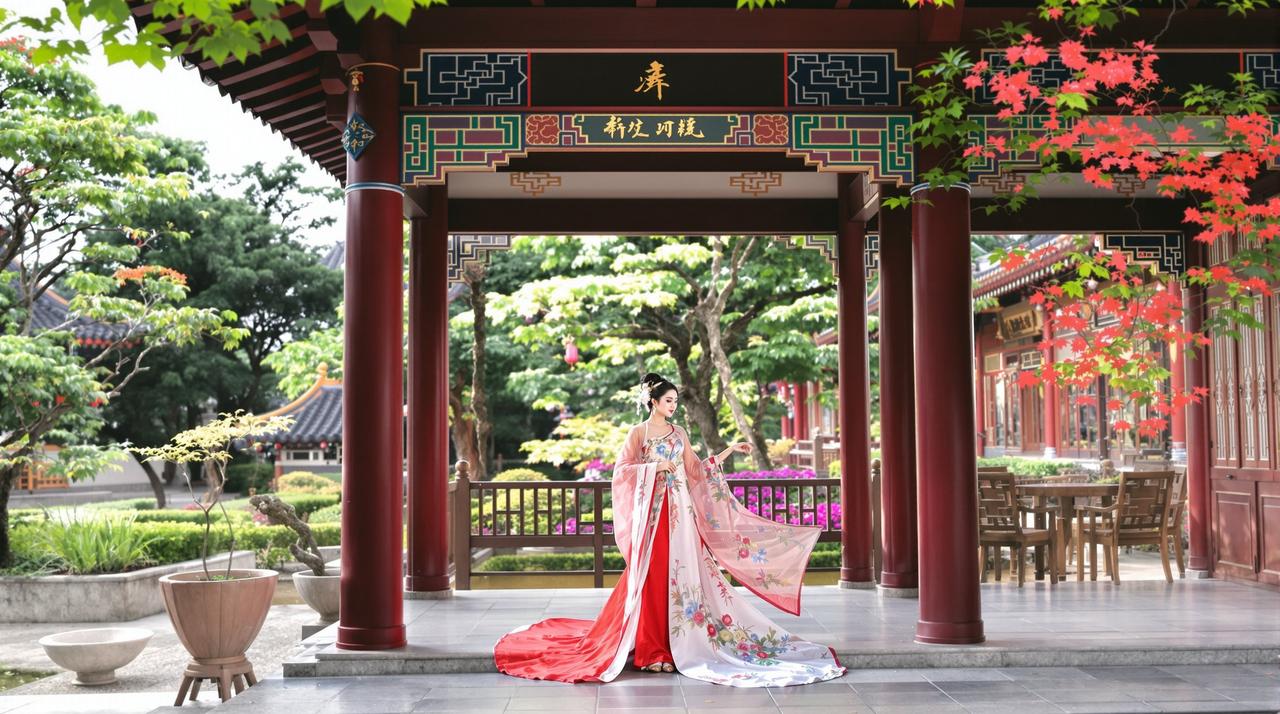古风美人宽屏壁纸 - 大图预览